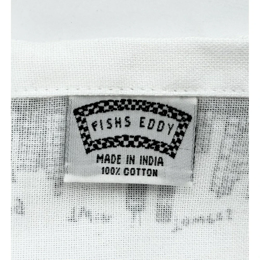 New York Skyline Napkins Fishs Eddy Cotton Twin Towers Retired Square 19